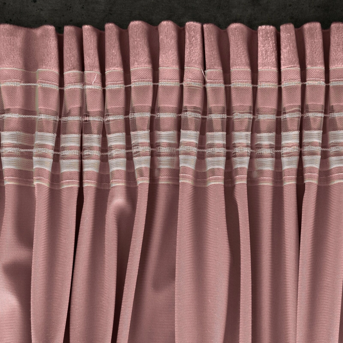 Záves na riasiacu pásku ROSA Design 91 140x270 cm zamatový, tmavoružový