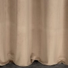 Závesy 140x250 cm zamatové béžové na kovové krúžky DARLA