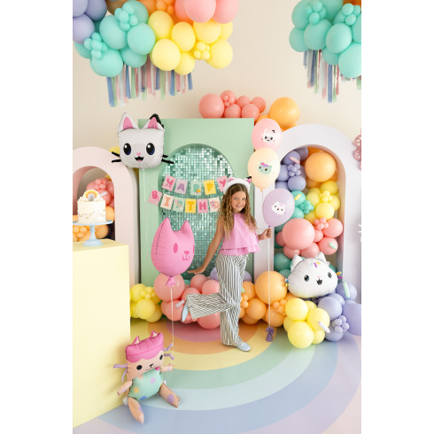 Gabby’s Dollhouse lufik 30 cm, 6 db színes mintás készlet