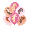 Baloane cu căluți 30 cm, set 6 buc.
