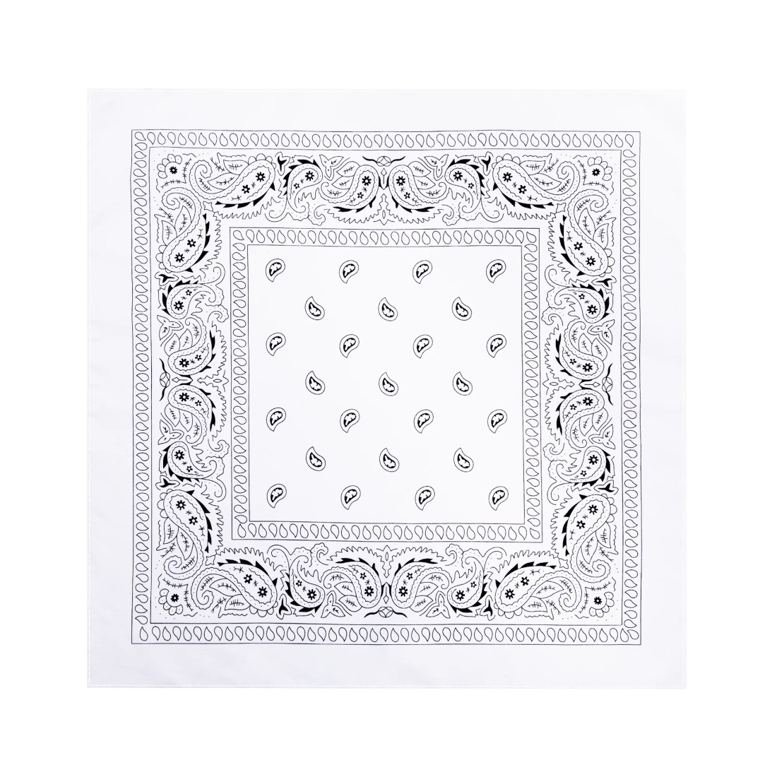 Bandana šatka biela na party a karneval