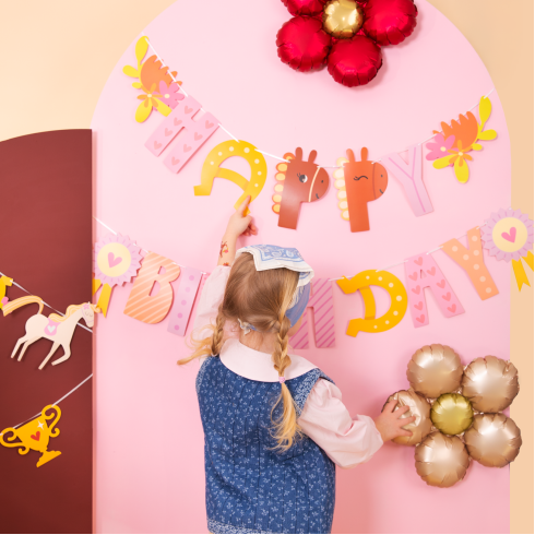Happy Birthday banner lovacská motívummal, 245 x 22,5 cm Happy Birthday banner lovacská motívummal, 245 x 22,5 cm