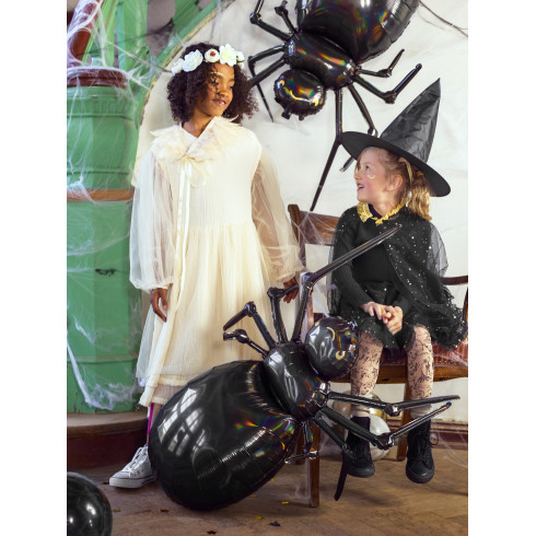 Čarovniški klobuk črn – visok, premer 38 cm, za karneval