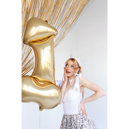 Nevesta: naglavni trak z rožnatim volanom in bleščečim napisom Bride