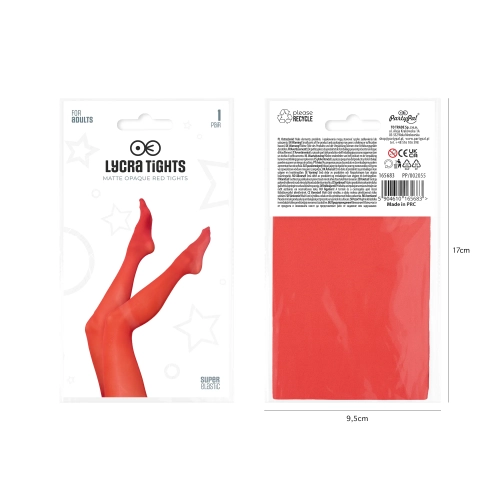 Ciorapi roșii de damă pentru petrecere costumată