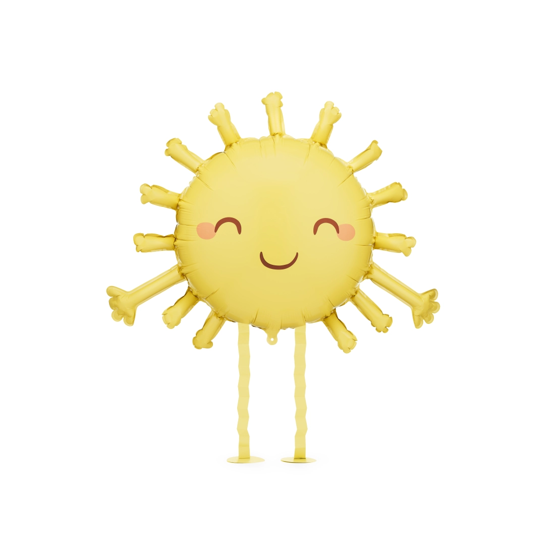 Balon folie mers Slniečko 91x77 cm – galben, pentru heliu