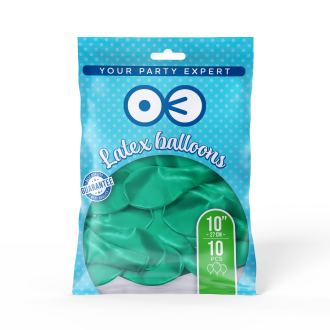 Kromirani morski baloni 25 cm, 10 kosov