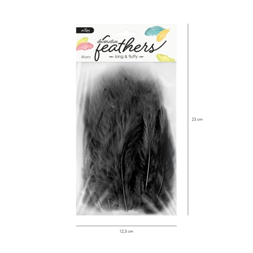 Confetti pene negre 10–15 cm (50 bucăți) pentru decor de petrecere