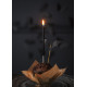 Fekete papír muffin beszúrók – Denevérek, 6 db – Halloween dekoráció