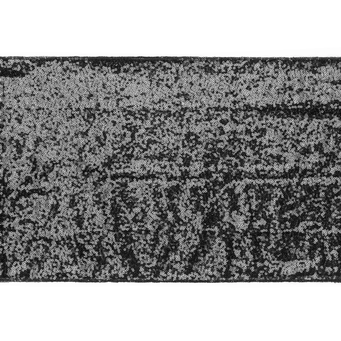 Ștolă de masă neagră cu paiete 30x500 cm – decorațiune lucioasă