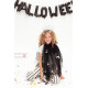 Fekete fólia lufi „HALLOWEEN” felirattal, 280 cm – partidekoráció