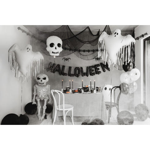 Črni folijski balon napis HALLOWEEN 280 cm – dekoracija za zabavo