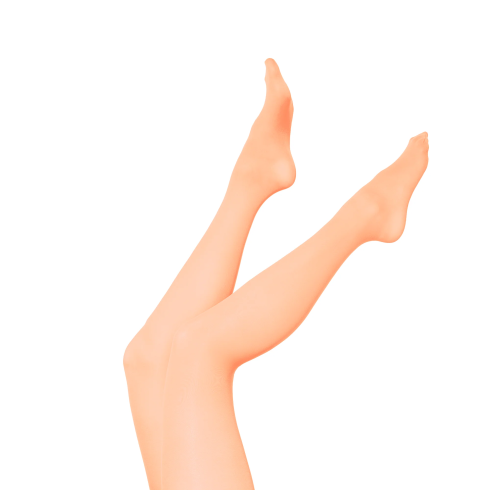 Ženske krem nogavice za kostum in zabavo