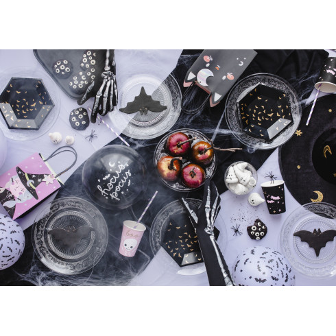 Darilna vrečka črna mačka z lunico 8 × 14 × 18 cm