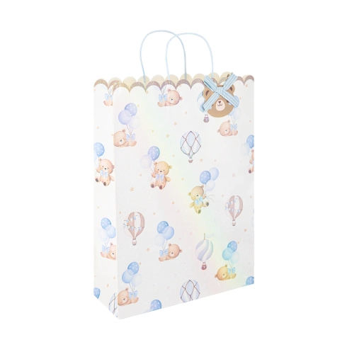 Darilna vrečka medvedek velika