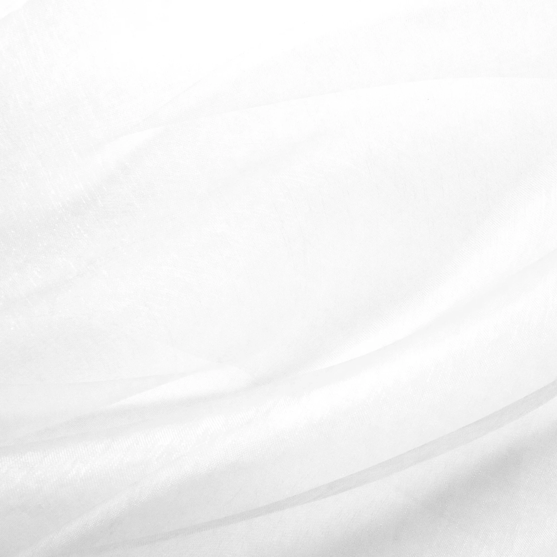 Dekorációs organza, fehér, 16x900 cm