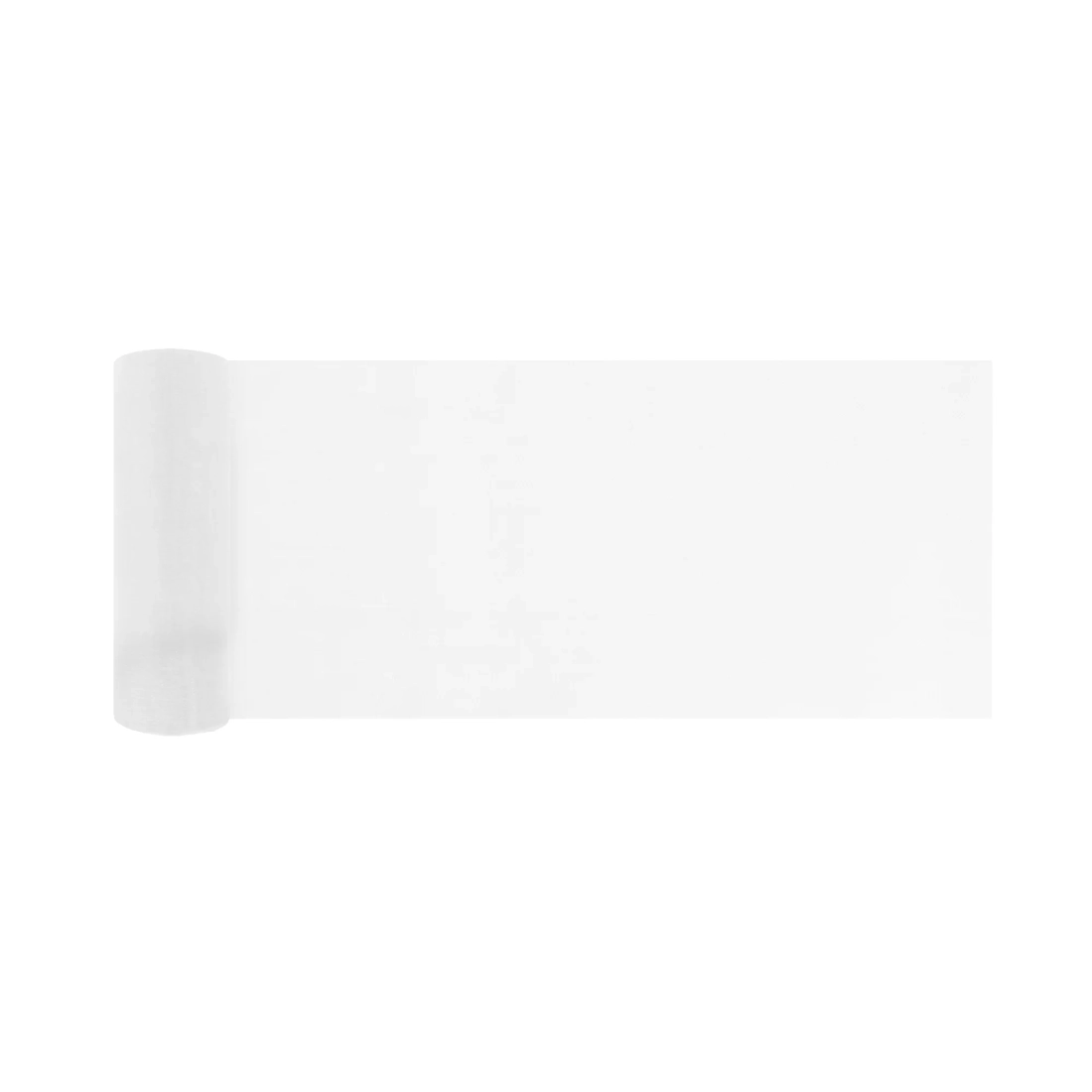 Dekorációs organza, fehér, 16x900 cm