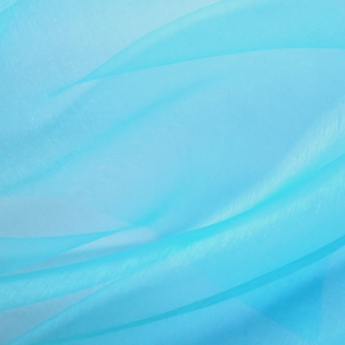 Türkiz díszítő organza ünnepekre 16x900 cm
