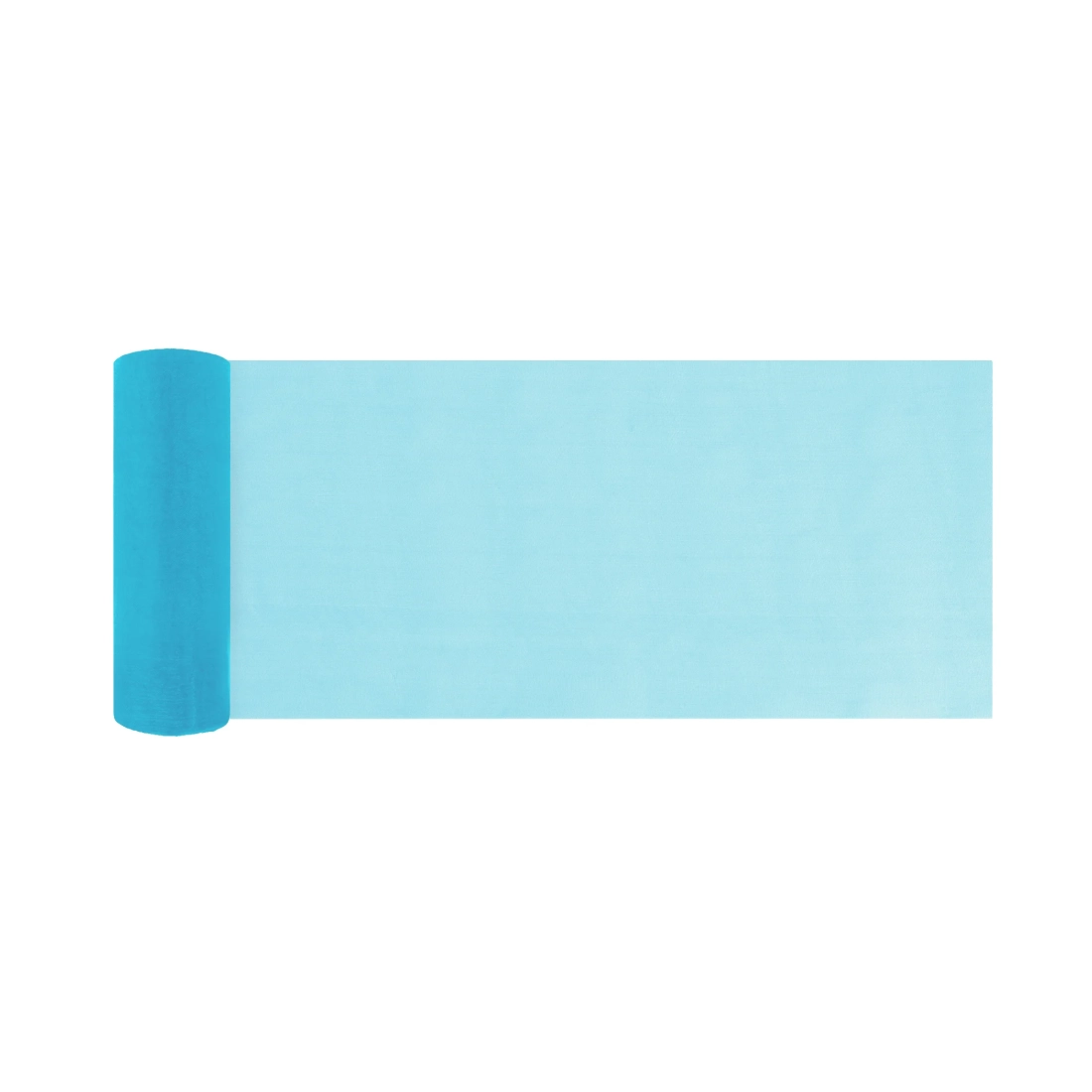 Türkiz díszítő organza ünnepekre 16x900 cm