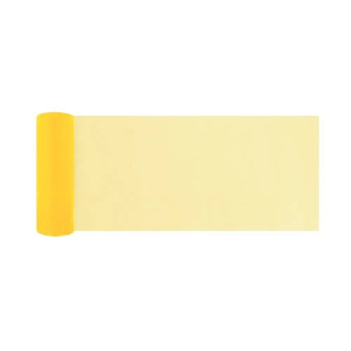 Dekorativna rumena organza 16x900 cm za zabavno okrasitev