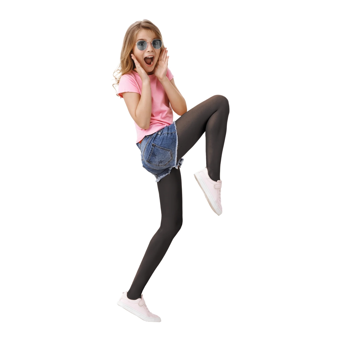 Dječje crne tajice za karneval i zabave