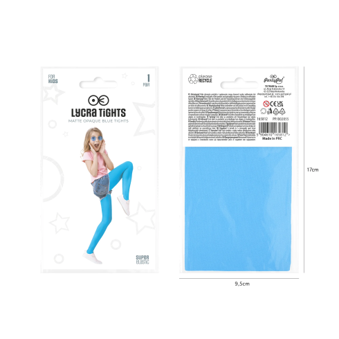 Otroške modre hlačne nogavice za karneval in zabave