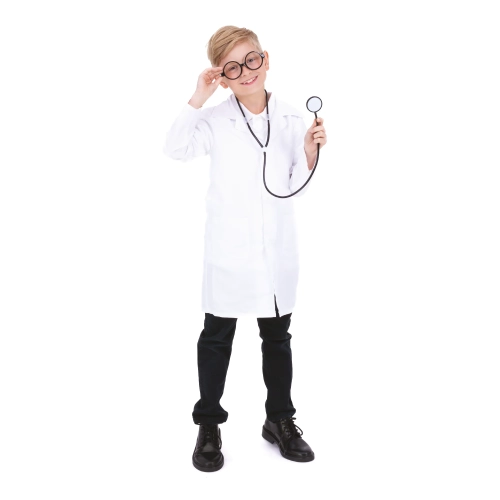 Costum de doctor pentru copii, mărimea S, pentru carnaval