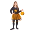 Costume da Halloween da zucca per bambina, taglia S