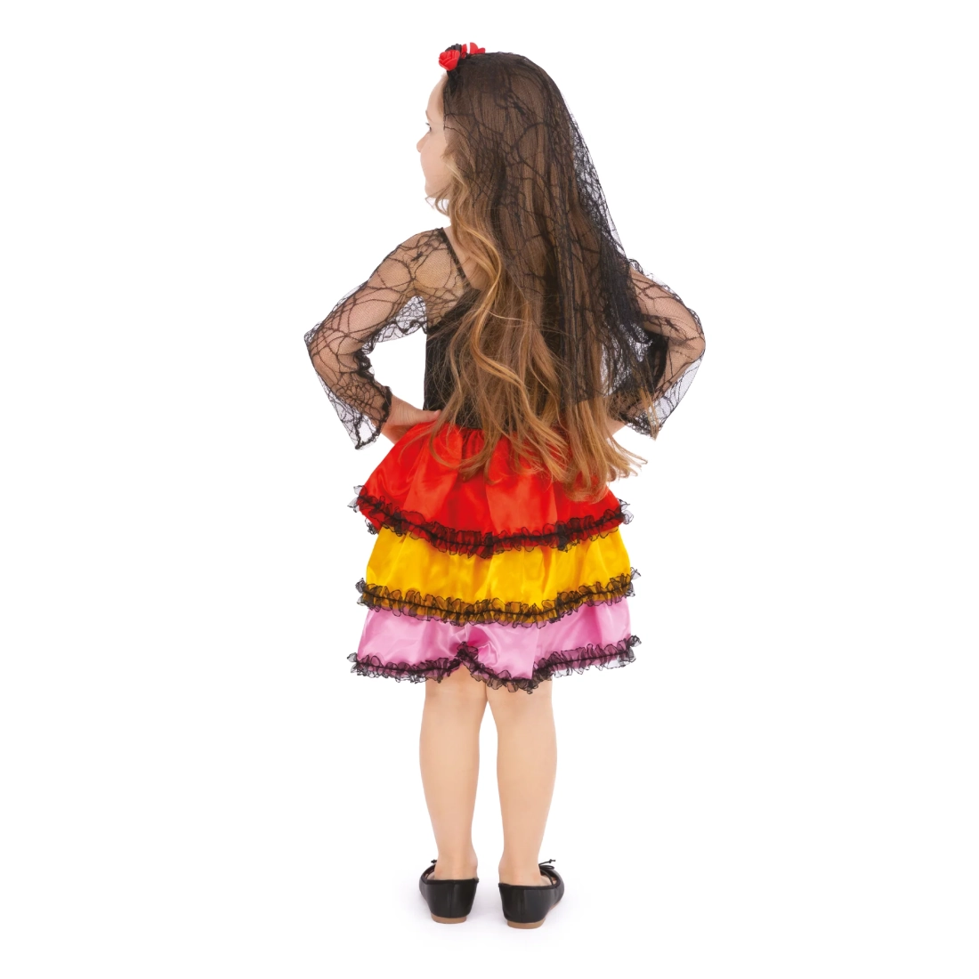 Costume da bambino per Halloween scheletro messicano taglia S