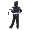 Costume da ninja per bambini Drago d’argento, taglia S