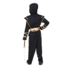 Costume da ninja per bambini Drago d'oro per carnevale, taglia M
