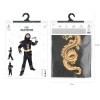 Costume da ninja per bambini Drago d'oro per carnevale, taglia M