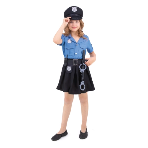 Costum de copil polițistă pentru carnaval mărimea S