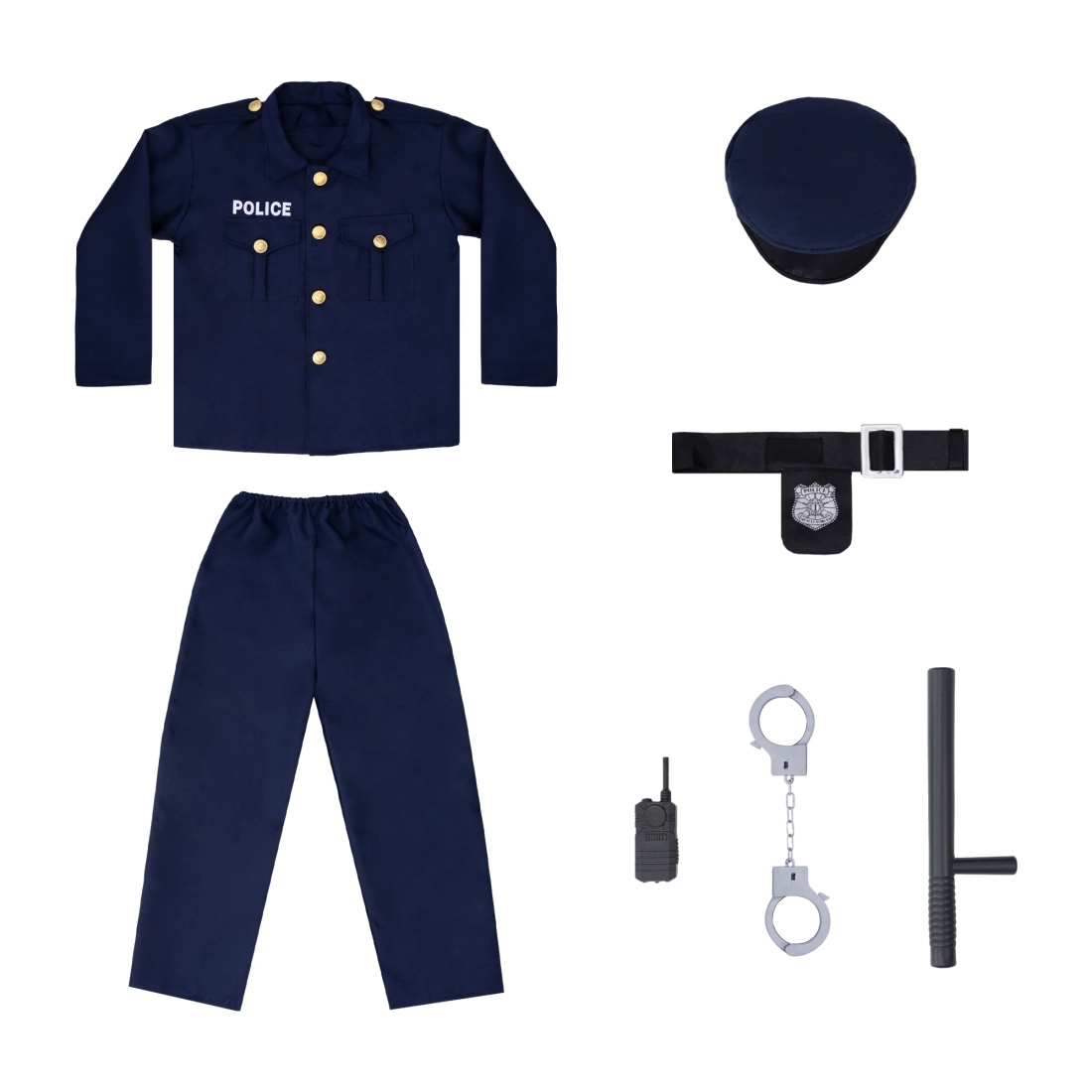 Gyerek rendőr jelmez farsangra, M méret