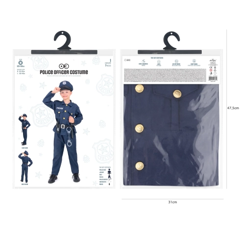 Dječji policijski kostim za karneval, veličina M