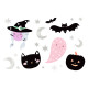 Halloween ideiglenes tetoválások – 20 motívumos szett gyerekeknek és felnőtteknek