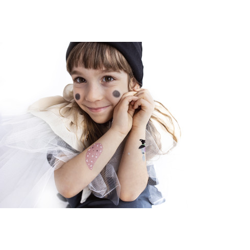 Začasne tetovaže za noč čarovnic – set 20 motivov za otroke in odrasle