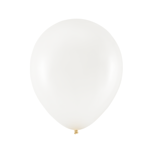Ekrü metál léggömbök 25 cm – 10 darabos készlet Ekrü metál léggömbök 25 cm – 10 darabos készlet
