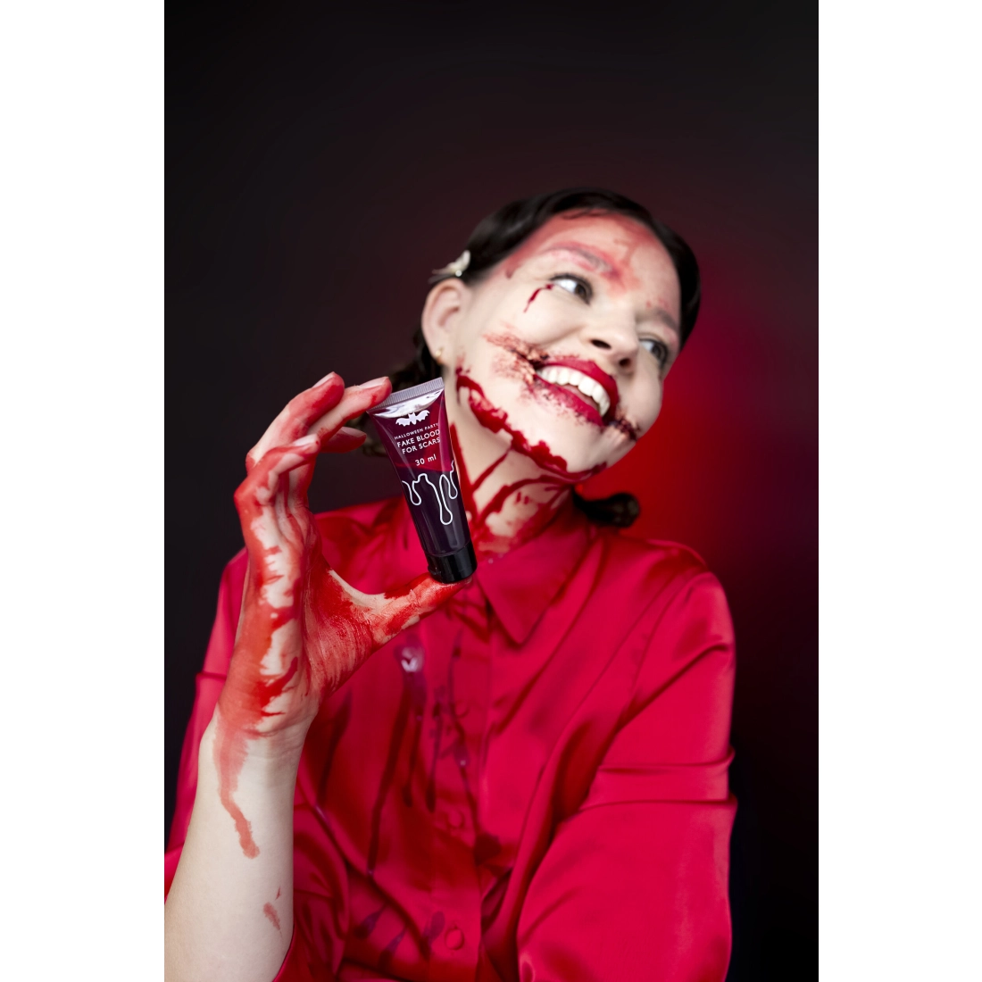 Sangue finto in tubo 23 ml – gel realistico per ferite e cicatrici