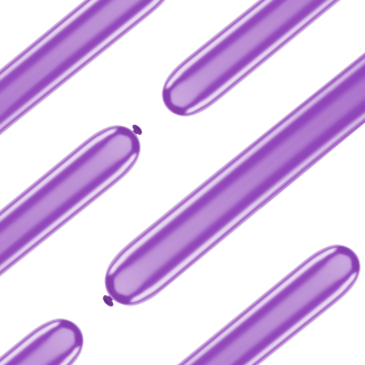 Vijolični kromirani modelirni baloni 150 cm – 50 kosov za dekoracije