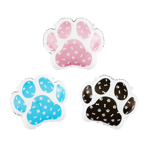 Tappancs mintás fólia lufi, 3 db