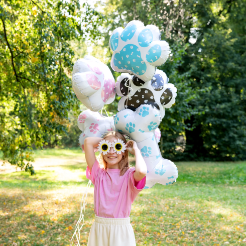 Tappancs mintás fólia lufi, 3 db