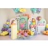 Baloane din folie Pisicuță și Baby Box, 2 buc., roz pastel