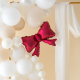 Fóliové balóny mašličky červené 3 ks