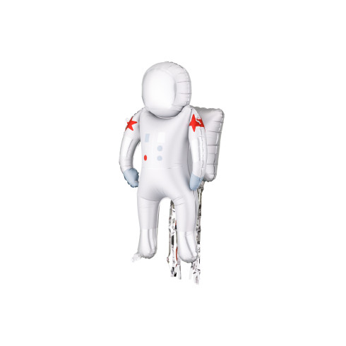 Fóliový balón astronaut strieborný