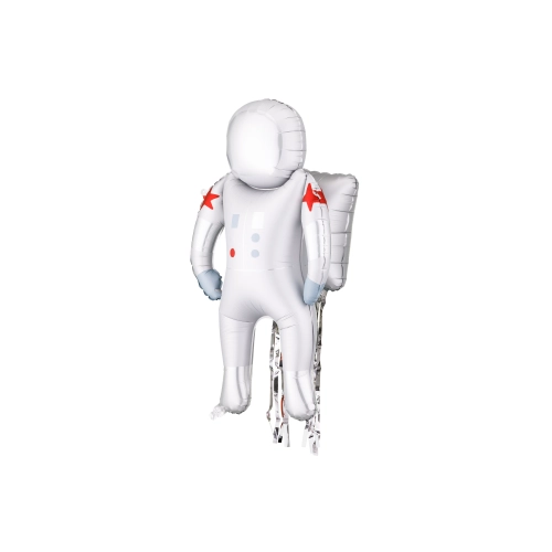 Fóliový balón astronaut strieborný