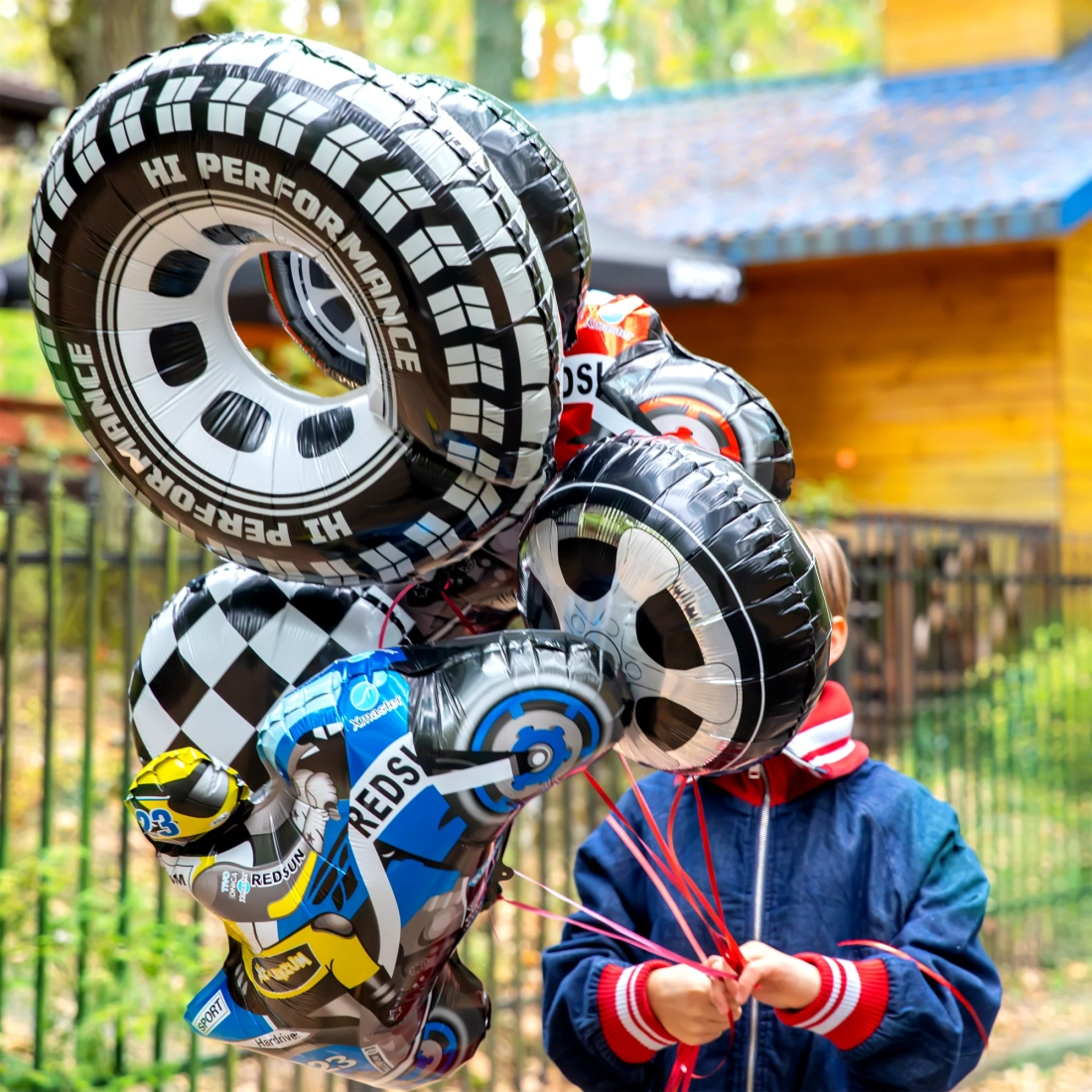 Foli balon u obliku auta Racing Car za zabavu