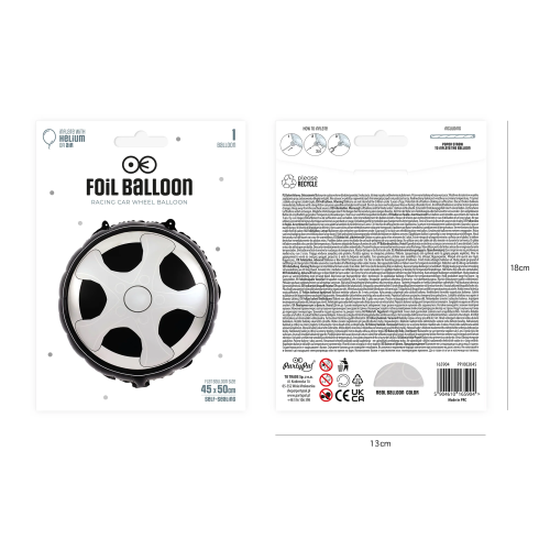 Racing Car fólia lufi autó motívummal partijára