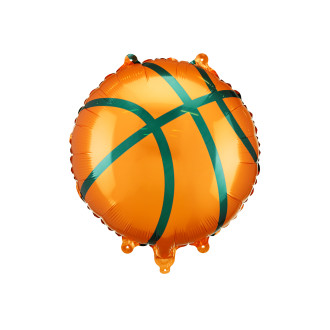 Fóliový balón basketbalová lopta 35 cm – na hélium aj vzduch