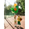 Balon din folie în formă de minge de baschet 35 cm – pentru heliu și aer